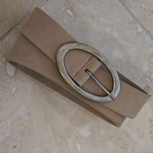 Sam Brown 409032 Light Tan Leather Belt Medium